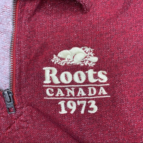 Roots Ultra Soft Fleece Quarter Zip Polo | Size S - Picture 7 of 8